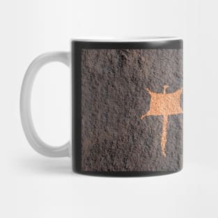 Flying Squirrel rock art Mug